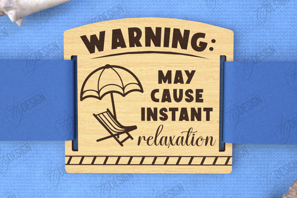 Intra απο ξύλο plywood 3mm-4mm πάχος ετικέτας πετσέτας παραλίας | Ετικέτα καλοκαιριού Δίασταση 5x10 cm INTRAFABR-122461583