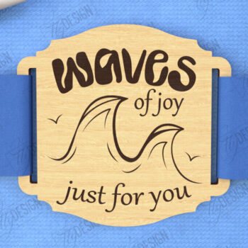 Intra απο ξύλο plywood 3mm-4mm πάχος ετικέτας πετσέτας παραλίας | Ετικέτα καλοκαιριού Δίασταση 5x10 cm INTRAFABR-122461584 - Image 1