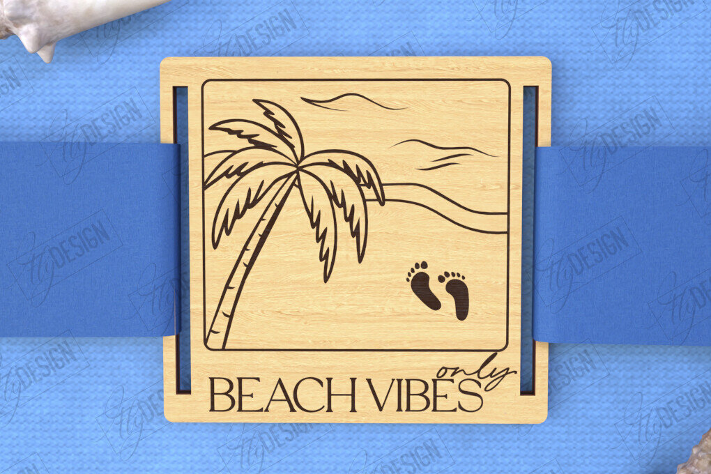 Intra απο ξύλο plywood 3mm-4mm πάχος ετικέτας πετσέτας παραλίας | Ετικέτα καλοκαιριού Δίασταση 5x10 cm INTRAFABR-122461593