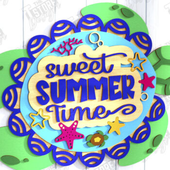 Intra απο ξύλο plywood 3mm-4mm πάχος πινακίδα τοίχου παραλίας | Καλοκαιρινή ατμόσφαιρα Δίασταση 30x20 cm INTRAFABR-123435417 - Image 1