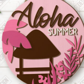 Intra απο ξύλο plywood 3mm-4mm πάχος πινακίδα τοίχου παραλίας | Καλοκαιρινή ατμόσφαιρα Δίασταση 30x20 cm INTRAFABR-123424673 - Image 1