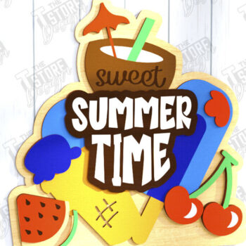 Intra απο ξύλο plywood 3mm-4mm πάχος πινακίδα τοίχου παραλίας | Καλοκαιρινή ατμόσφαιρα Δίασταση 30x20 cm INTRAFABR-123435410 - Image 1