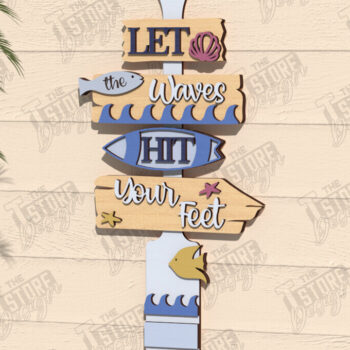 Intra απο ξύλο plywood 3mm-4mm πάχος πινακίδα τοίχου παραλίας | Πίνακας τοίχου Δίασταση 40x40 cm INTRAFABR-123505981 - Image 1