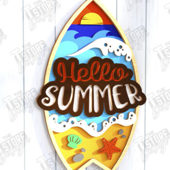 Intra απο ξύλο plywood 3mm-4mm πάχος πινακίδα τοίχου παραλίας | Διακόσμηση τοίχου Δίασταση 30x20 cm INTRAFABR-123601621 - Image 1