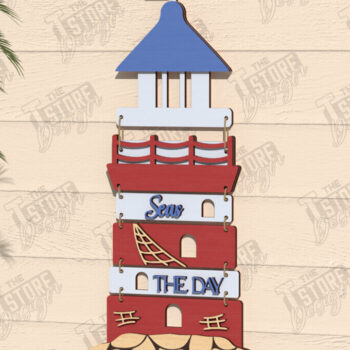 Intra απο ξύλο plywood 3mm-4mm πάχος κοπής με λέιζερ επιγραφές τοίχου παραλίας | CNC Δίασταση 30x20 cm INTRAFABR-123767240 - Image 3