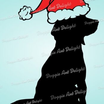 Intra απο ξύλο plywood 3mm-4mm πάχος Beagle Christmas Dog Clipart Δίασταση 15x15 cm INTRAFABR-83143981 - Image 1