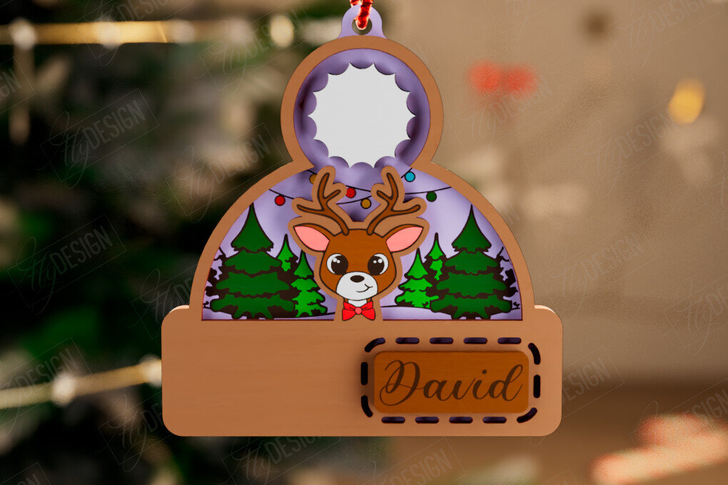 Intra απο ξύλο plywood 3mm-4mm πάχος Ξύλινο Χριστουγεννιάτικο Στολίδι Beanie Hat Δίασταση 8x8 cm INTRAFABR-111865267