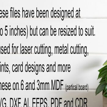 Intra απο ξύλο plywood 3mm-4mm πάχος Τοίχος κοπής με λέιζερ σιλουέτα με αρκούδα και μωρό Δίασταση 12x12 cm INTRAFABR-116700711 - Image 5