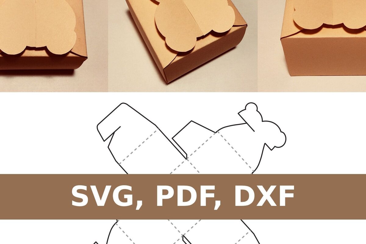 Intra απο ξύλο plywood 3mm-4mm πάχος Bear Box Δίασταση 10x10 cm INTRAFABR-33278858