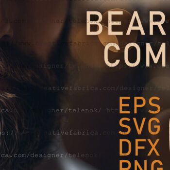 Intra απο ξύλο plywood 3mm-4mm πάχος Beard Comb |δώρο Ημέρα του Πατέρα Δίασταση 30x20 cm INTRAFABR-97992112 - Image 1