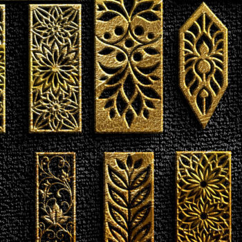 Intra απο ξύλο plywood 3mm-4mm πάχος Όμορφη τέχνη κοπής με λέιζερ Δίασταση 3x3 cm INTRAFABR-119460488 - Image 1