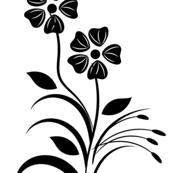 Intra απο ξύλο plywood 3mm-4mm πάχος Όμορφο ανοιξιάτικο λουλούδι φύλλων Δίασταση 15x15 cm INTRAFABR-90921133 - Image 1