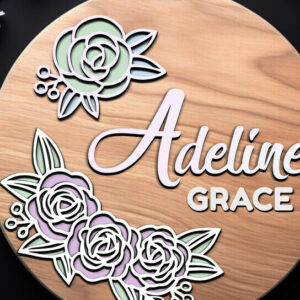 Intra απο ξύλο plywood 3mm-4mm πάχος Beautiful Rose Floral  Ready Δίασταση 8x8 cm INTRAFABR-119565288
