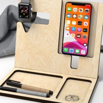 Intra απο ξύλο plywood 3mm-4mm πάχος Οργανωτής κομοδίνου Δίασταση 15x15 cm INTRAFABR-33678326 - Image 2