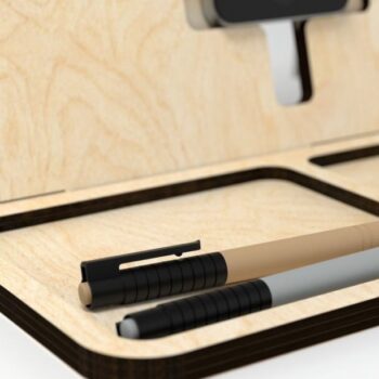 Intra απο ξύλο plywood 3mm-4mm πάχος Οργανωτής κομοδίνου Δίασταση 15x15 cm INTRAFABR-33678326 - Image 3