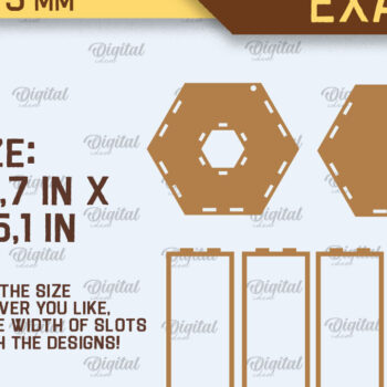 Intra απο ξύλο plywood 3mm-4mm πάχος με φανάρι μελισσών. Σχέδιο κηρήθρας Δίασταση 30x20 cm INTRAFABR-102466260 - Image 2