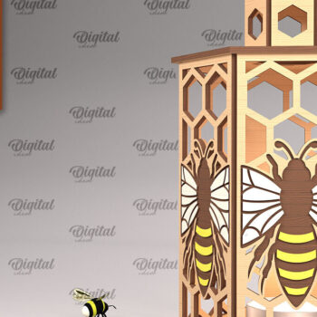 Intra απο ξύλο plywood 3mm-4mm πάχος κοπής με φανάρια μελισσών με λέιζερ. Κηρήθρα Δίασταση 30x20 cm INTRAFABR-102528595 - Image 9