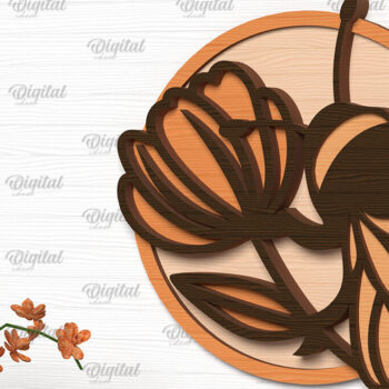 Intra απο ξύλο plywood 3mm-4mm πάχος Διακόσμηση τοίχου με στρώματα μέλισσας Δίασταση 30x20 cm INTRAFABR-100380046 - Image 1