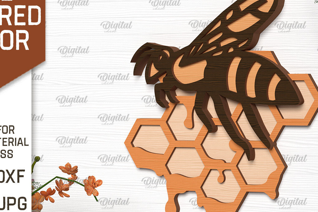 Intra απο ξύλο plywood 3mm-4mm πάχος Διακόσμηση τοίχου με στρώματα μέλισσας Δίασταση 30x20 cm INTRAFABR-100380096