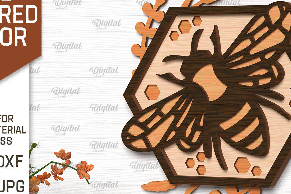 Intra απο ξύλο plywood 3mm-4mm πάχος Διακόσμηση τοίχου με στρώματα μέλισσας Δίασταση 30x20 cm INTRAFABR-100380231