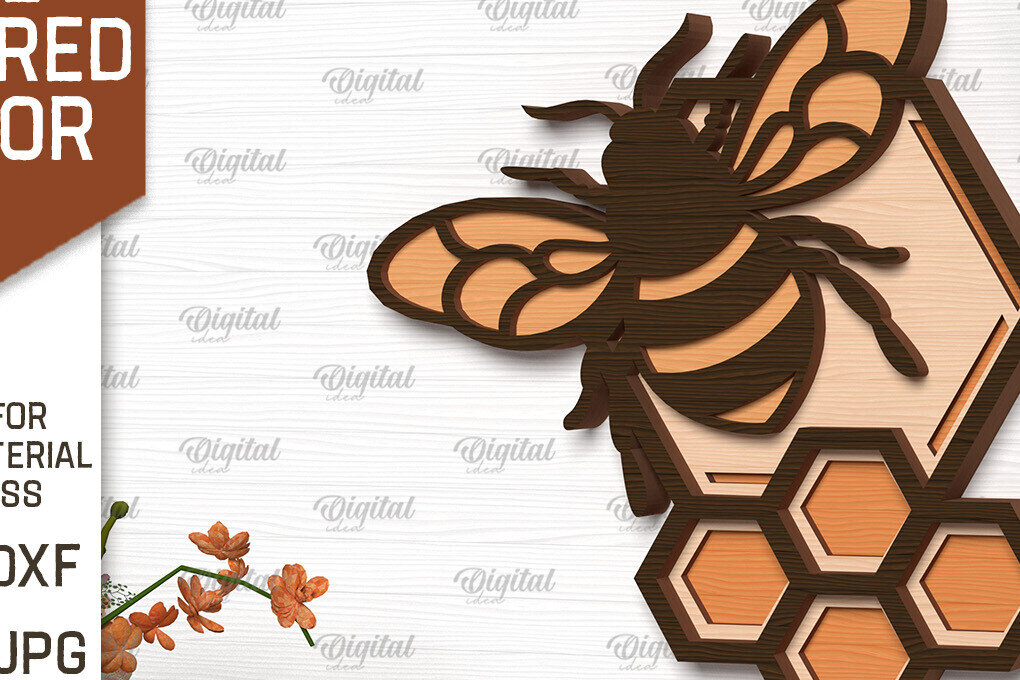 Intra απο ξύλο plywood 3mm-4mm πάχος Διακόσμηση τοίχου με στρώματα μέλισσας Δίασταση 30x20 cm INTRAFABR-100380411