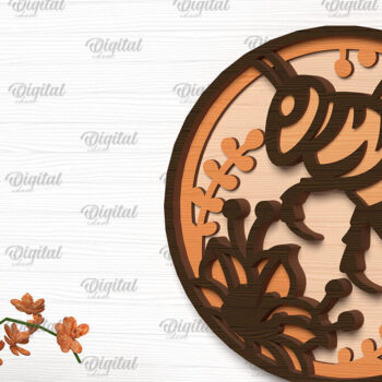 Intra απο ξύλο plywood 3mm-4mm πάχος Διακόσμηση τοίχου με στρώματα μέλισσας Δίασταση 30x20 cm INTRAFABR-100380477 - Image 1