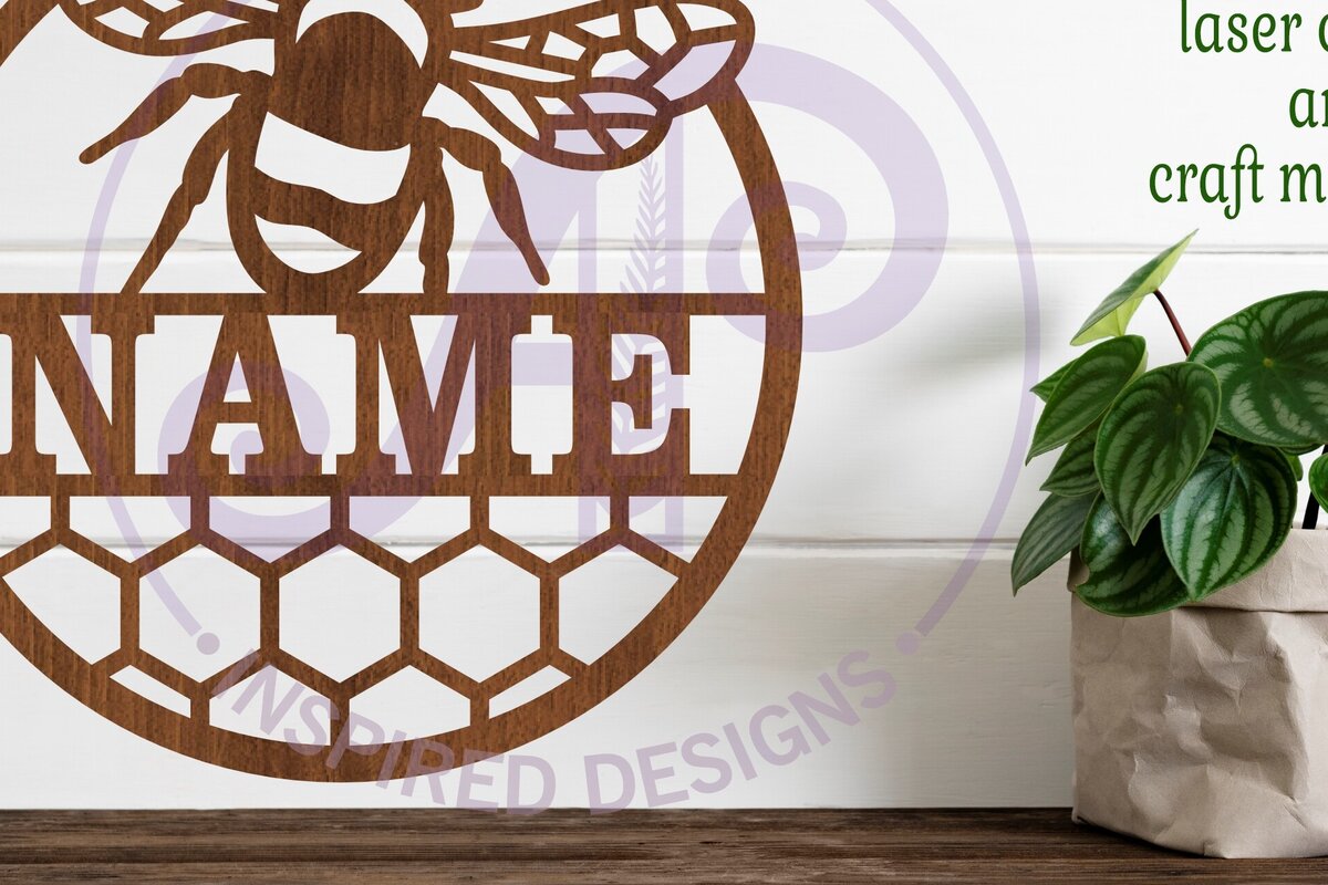 Intra απο ξύλο plywood 3mm-4mm πάχος Πρότυπο Sin Name Bee Δίασταση 6x6 cm INTRAFABR-91857710