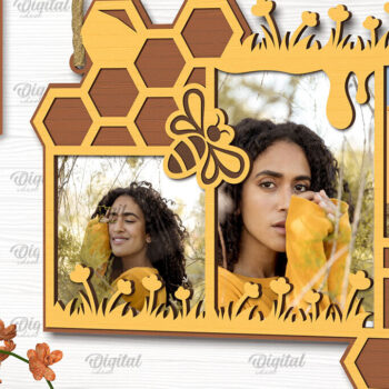 Intra απο ξύλο plywood 3mm-4mm πάχος κοπής με λέιζερ Κορνίζες Bee Δίασταση 20x30 cm INTRAFABR-102421114 - Image 11