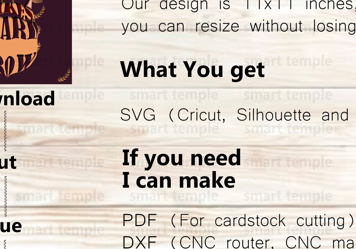 Intra απο ξύλο plywood 3mm-4mm πάχος Beer 3D Layer, Beer Vector, Δίασταση 25x25 cm INTRAFABR-77021380