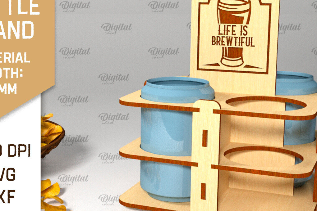 Intra απο ξύλο plywood 3mm-4mm πάχος Βάση μπουκαλιών μπύρας Ξύλινη Δίασταση 30x20 cm INTRAFABR-96803011