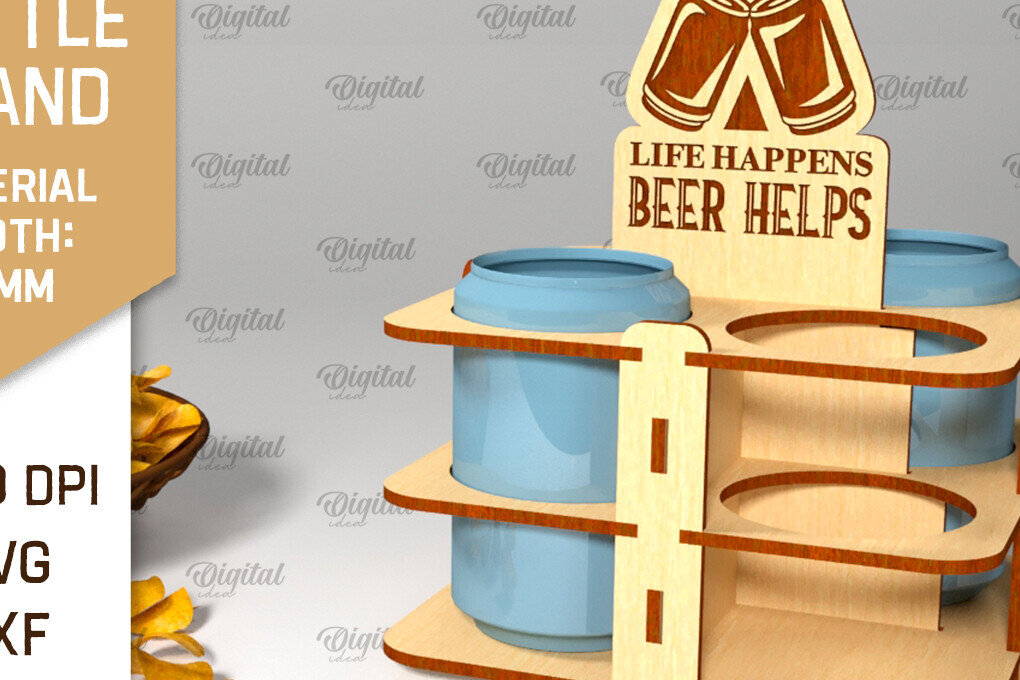 Intra απο ξύλο plywood 3mm-4mm πάχος Βάση μπουκαλιών μπύρας Ξύλινη Δίασταση 30x20 cm INTRAFABR-96803032