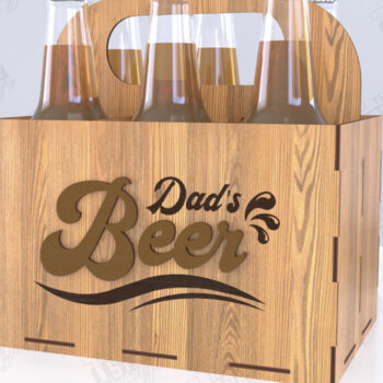 Intra απο ξύλο plywood 3mm-4mm πάχος θήκης μπύρας | Καλάθι μπύρας |CNC Δίασταση 15x15 cm INTRAFABR-119884866 - Image 1