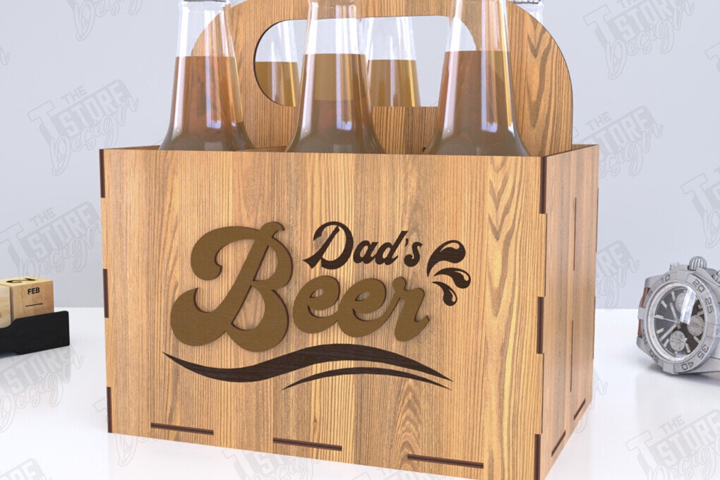 Intra απο ξύλο plywood 3mm-4mm πάχος θήκης μπύρας | Καλάθι μπύρας |CNC Δίασταση 15x15 cm INTRAFABR-119884866