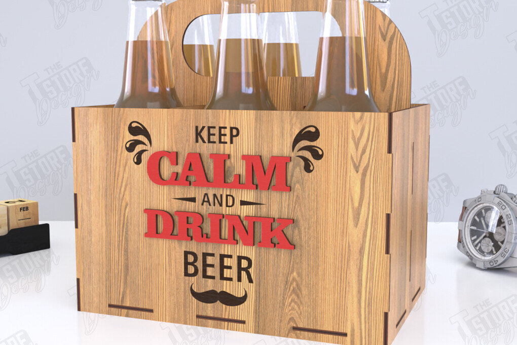 Intra απο ξύλο plywood 3mm-4mm πάχος θήκης μπύρας | Καλάθι μπύρας |CNC Δίασταση 15x15 cm INTRAFABR-119884867