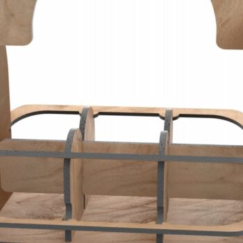 Intra απο ξύλο plywood 3mm-4mm πάχος Cut  Rack Beer Rack Δίασταση 15x15 cm INTRAFABR-113817603 - Image 1