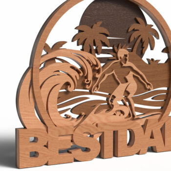 Intra απο ξύλο plywood 3mm-4mm πάχος Best Dad Layered Δίασταση 30x20 cm INTRAFABR-121878410 - Image 3