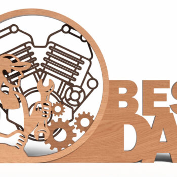 Intra απο ξύλο plywood 3mm-4mm πάχος Best Dad Layered Δίασταση 30x20 cm INTRAFABR-121878410 - Image 6