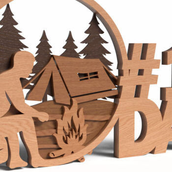 Intra απο ξύλο plywood 3mm-4mm πάχος Best Dad Layered Δίασταση 30x20 cm INTRAFABR-121878410 - Image 11