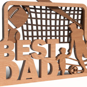 Intra απο ξύλο plywood 3mm-4mm πάχος Best Dad Layered Δίασταση 30x20 cm INTRAFABR-121878410 - Image 13