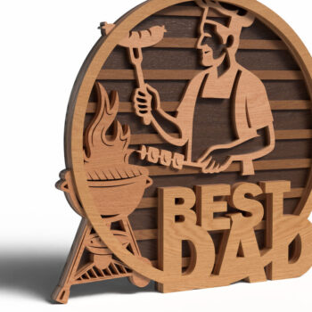 Intra απο ξύλο plywood 3mm-4mm πάχος Best Dad Layered Δίασταση 30x20 cm INTRAFABR-121878410 - Image 14