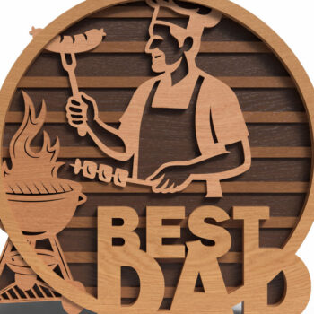 Intra απο ξύλο plywood 3mm-4mm πάχος Best Dad Layered Δίασταση 30x20 cm INTRAFABR-121878410 - Image 15