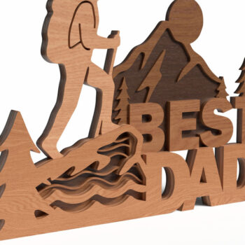 Intra απο ξύλο plywood 3mm-4mm πάχος Best Dad Layered Δίασταση 30x20 cm INTRAFABR-121878410 - Image 18
