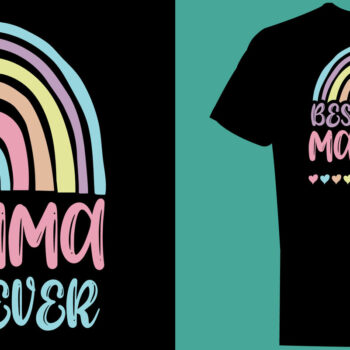 Intra απο ξύλο plywood 3mm-4mm πάχος Το καλύτερο σχέδιο T-shirt Mamma Ever Δίασταση 15x15 cm INTRAFABR-120877863 - Image 1