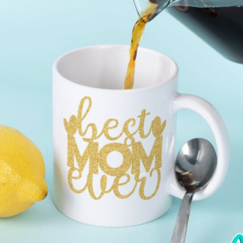 Intra απο ξύλο plywood 3mm-4mm πάχος Το καλύτερο Mom Ever Cake Topper Δίασταση 30x20 cm INTRAFABR-29294577 - Image 1