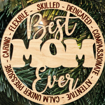 Intra απο ξύλο plywood 3mm-4mm πάχος Καλύτερο στολίδι μαμάς Δίασταση 3x3 cm INTRAFABR-123189822 - Image 1