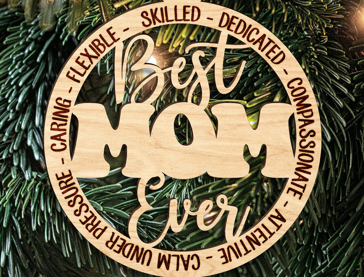 Intra απο ξύλο plywood 3mm-4mm πάχος Καλύτερο στολίδι μαμάς Δίασταση 3x3 cm INTRAFABR-123189822