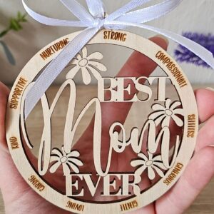 Intra απο ξύλο plywood 3mm-4mm πάχος Καλύτερο στολίδι μαμάς | Mother Δίασταση 6x6 cm INTRAFABR-118833512