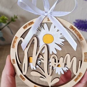 Intra απο ξύλο plywood 3mm-4mm πάχος Καλύτερο στολίδι μαμάς | Mother Δίασταση 6x6 cm INTRAFABR-118833257
