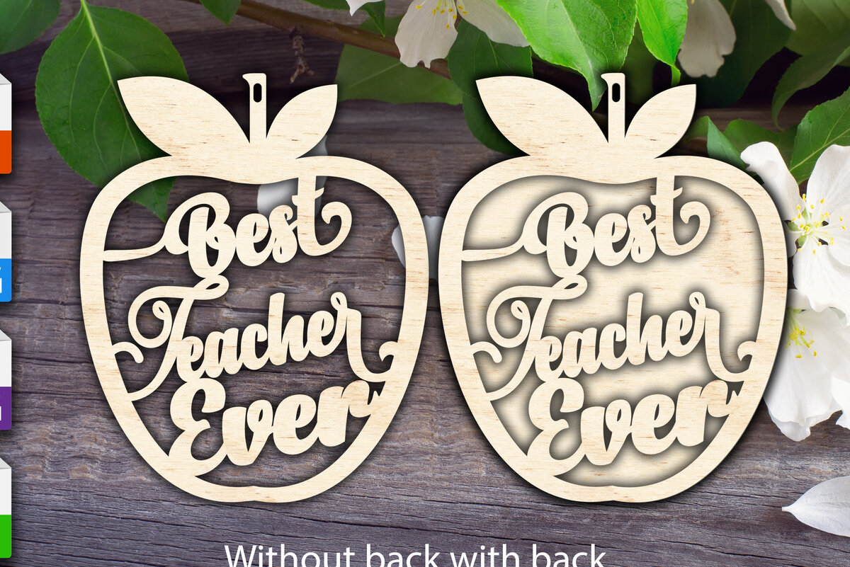 Intra απο ξύλο plywood 3mm-4mm πάχος Ο καλύτερος δάσκαλος της Apple Δίασταση 15x15 cm INTRAFABR-65759307