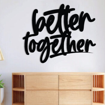Intra απο ξύλο plywood 3mm-4mm πάχος Bette Together Wall Art, Δίασταση 40x40 cm INTRAFABR-73238363 - Image 2
